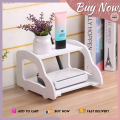Wifi Router Stand Shelf Double Layer Wall Mounted Shelf Home decorator. 