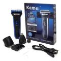 Kemei Km-6330 3 in1 Multifunction Hair Clipper Grooming kit Trimmer and Shaver for men. 