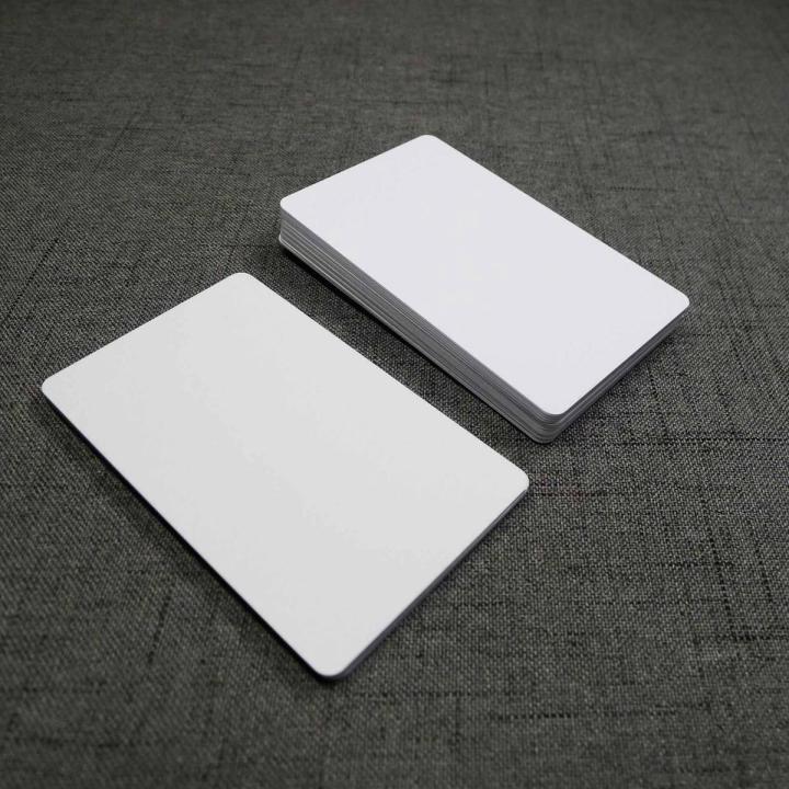 plastic cards Plastic-100* blank plastic ID cards-White