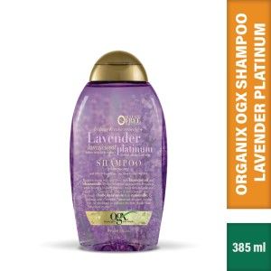 Organix Ogx Shampoo Lavender Platinum Tone Reviving 13 Ounce 385 ml