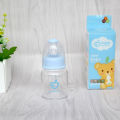 60mL Baby Standard Caliber Hygienic Glass Feeder Bottle (apple.bear) - Pink/Blue 1ps. 