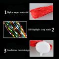 【WSJJ Store】（NEW） Multicolor LED Laces Nylon Glow Shoe Strings Luminous Shoelaces Party Sport Accessories Night Running Webbing Fashion Athletic Strap. 