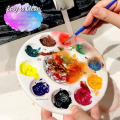 New High-Quality Round Artist Paint Mixing Palette.