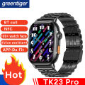 TK23Pro Men Smart Watch BT Call Sports Phone Watch with NFC Door Access with 100+ Watch Face Support DIY Watch Face AI Voice Assistant.. 