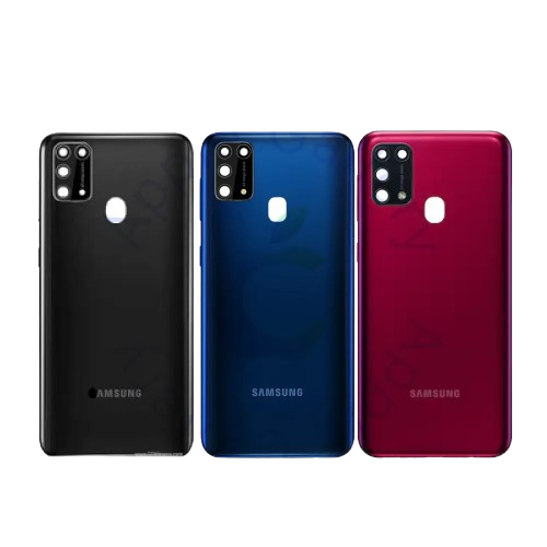 Samsung Galaxy M31 Back Panel Replacement – Rear Housing Frame Backshell (Without Camera Glass)