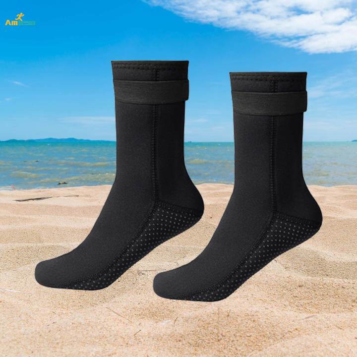 Neoprene%20Diving%20Socks%20Beach%20Boot%20Shoes%20Adult%20Nonslip%20with%20Adjustment%20Strap%20Water%20Socks%20Wetsuit%20Socks%20Swimming%20Socks%20-%20Image%205