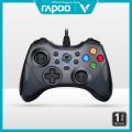 Rapoo VPRO V600 Wired Vibration Gamepad X/D/A three modes Suitable for PC/PS3/Android platform. 