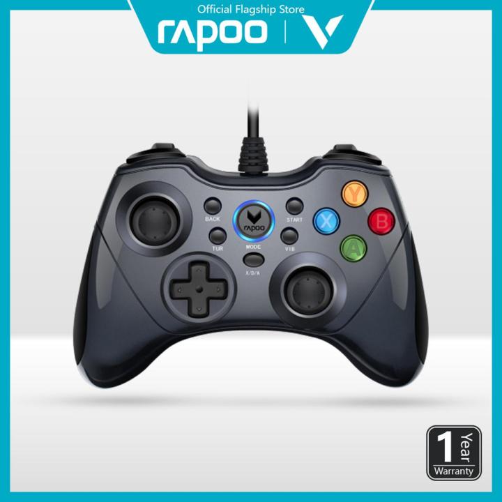 Rapoo VPRO V600 Wired Vibration Gamepad X/D/A three modes Suitable for PC/PS3/Android platform