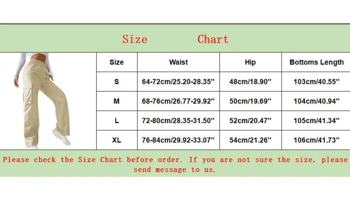 Women%20Cargo%20Trousers%20Korean%20Streetwear%20Women's%20Solid%20Color%20Cargo%20Pants%20with%20Elastic%20Waist%20Wide%20Leg%20Casual%20Joggers%20Sweatpants%20-%20Image%206