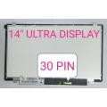 Laptop Display 14 Inch Ultra Slim 30 Pin High Resulation. 