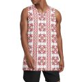 Polynesian Tribal Guam Totem Tattoo Prints Men's Basketball Jerseys Mesh Athletic Sports Shirts Plain Performance Team Uniforms.