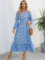 Summer Dress Women 2022 Floral Casual Long Dresses Maxi Dresses For Women Long Sleeve Elegant Evening Boho Beach Dress Bohemian. 