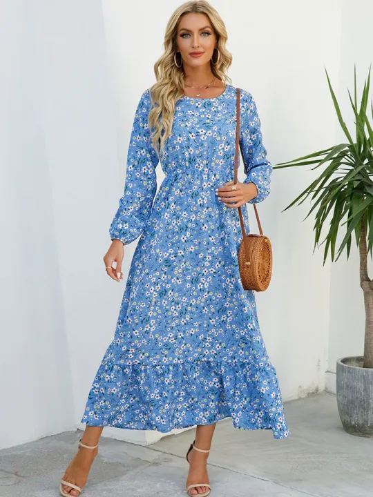 Summer%20Dress%20Women%202022%20Floral%20Casual%20Long%20Dresses%20Maxi%20Dresses%20For%20Women%20Long%20Sleeve%20Elegant%20Evening%20Boho%20Beach%20Dress%20Bohemian%20-%20Image%205