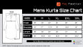 Raj Fashion premium stretching Design Pure Cotton Indian Kurta | KRT-30. 