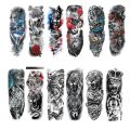 Arm Tattoo Sticker Wolf Lion Temporary Tattoo Sticker Tiger 3D Waterproof Tattoo for Men Women for Girls Boys Lover Couple. 