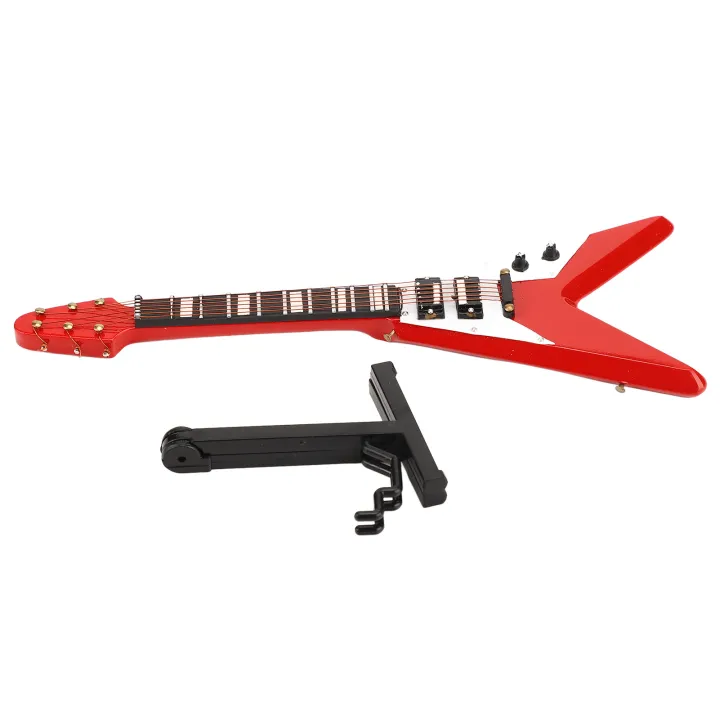 Miniature%20Guitar%20Model,%20Vivid%20Miniature%20Electric%20Guitar%20Simulated%20Decoration%20Wooden%20Exquisite%20Red%20with%20Storage%20Box%20for%20Home%20for%20Music%20Lover%20-%20Image%205