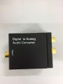 Digital Optical Coax to Analog RCA L/R Audio Converter Adapter with Fiber Cable & USB Cable & Mainframe.