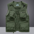 Men Vest Unloading Tactical Coat Casual Photographer Waistcoat Mesh Work Sleeveless Jacket Tools Pocket Vest L XL 2XL 3XL 4XL5XL. 