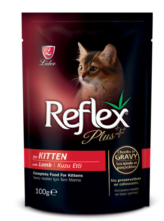 Reflex%20Plus%20Kitten%20Pouch%20Cat%20Food%20with%20Lamb%20100g%20-%20Image%203