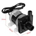 Water proof Mini Submersible Water Pump 12 Volt 8 Watt DC Pump use Fish Pond Aquarium Smooth Operation Circulating Low Noise Safety. 