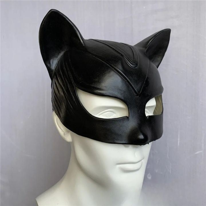 Cat%20Woman%20Mask%20Half%20Eyes%20Fox%20Movie%20Cosplay%20Catwomen%20Selina%20Kyle%20Latex%20Mask%20Halloween%20Party%20Women%20Superhero%20Costume%20Headgear%20-%20Image%203