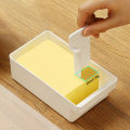 Butter Dish With Cover Butter Fresh-keeping Box With Cutter Slicer Countertop Butter Box For Refrigerator Storage Home.