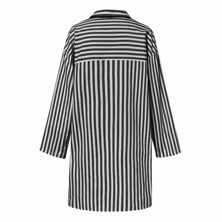 ZANZEA%20Korean%20Style%20Women%20Fashion%20Casual%20Lapel%20Shirt%20Button%20Down%20Striped%20Tops%20Blouse%20-%20Image%207