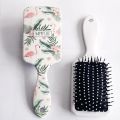 【hot】 High Quality Hair Comb Detangling Hair Brush Detangle Salon Hairdressing Straight Curly Hair Comb Paddle Brush Hair Brush.