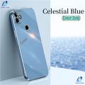 R.K Gadget Store Itel Vision 1 Plus / Itel P36 Luxury 6D Plating Soft Casing Silicone Square Frame Phone Case For Itel Vision 1 Plus Phone Case (Back Case Cover For Smartphone). 