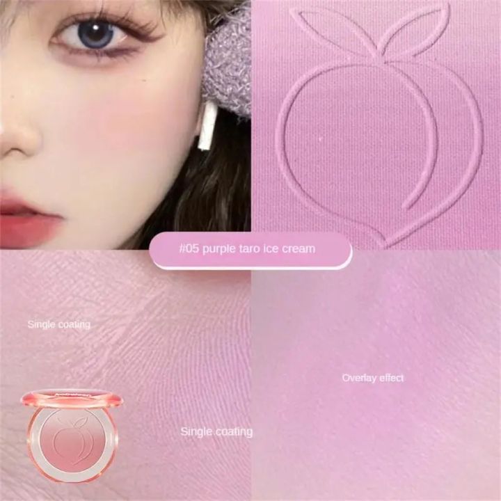 Peach%20Makeups%20Blush%20Palette%206%20Colors%20Facil%20Rouge%20Blusher%20Powder%20Natural%20Silky%20Makeup%20Matte%20Blush%20Pixi%20Makeup%20Korean%20Cosmetics%20-%20Image%202