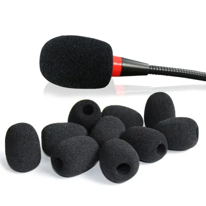 1/10pcs%20Microphone%20Windscreen%20Sponge%20Cover%20Headset%20Mic%20Foam%20Cover%20Protective%20Cap%20For%20Gooseneck%20Meeting%20Mic%20-%20Image%206