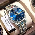 Binbond 2521 Men's Luxury Fashion Stainless Steel Waterproof Quartz Movement Wrist-Watch For men. 