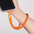1pc Universal Adjustable Mobile Phone Lanyard Short Wrist Strap with Self-locking 360° Rotation Adjustable Anti-drop Design Durable Polyester Phone Strap.