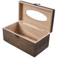 1PC Useful Wooden Retro Tissue Box Cover Paper Napkin Holder Case Home Car Decor.