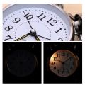 Antique COLOUR METAL Alarm Clock Twin Bell Alarm Clock With Stereoscopic Dial Backlight Desk Clock Loud Alarm Clock Gift.