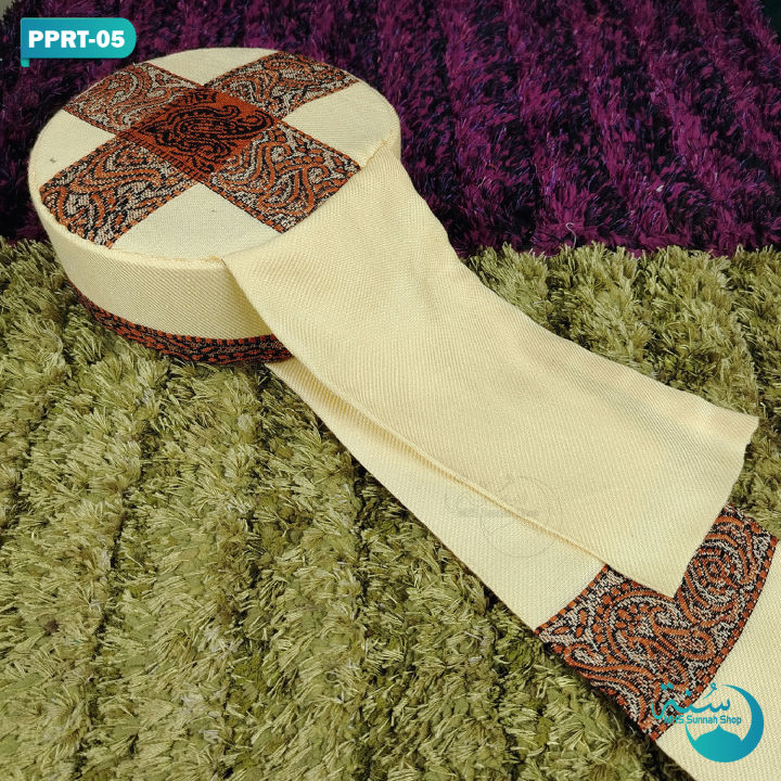 Cream Color Kashmiri Rumal Fitting Pagri Tupi For Men || Cap For Men ...