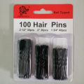 100 Pcs White Bobby Pins for Girls - Hair Clips for All Styles.