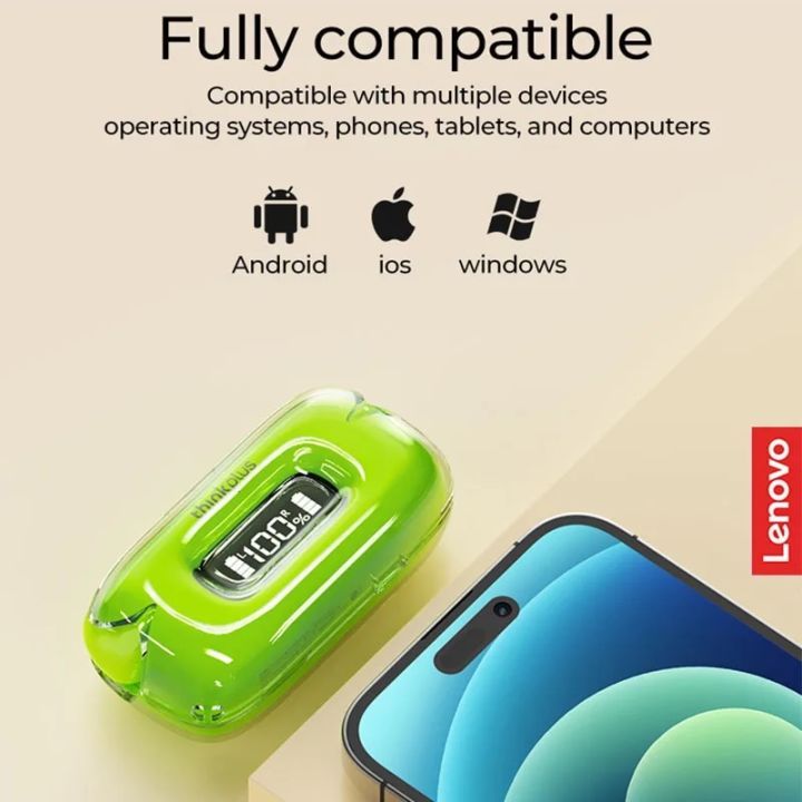 Lenovo%20thinkplus%20X15II%20Earphones%20Bluetooth%20TWS%20Headphones%20Wireless%20Earbuds%20with%20Mic%20Color%20Transparent%20Headsets%20LED%20Display%20-%20Image%203