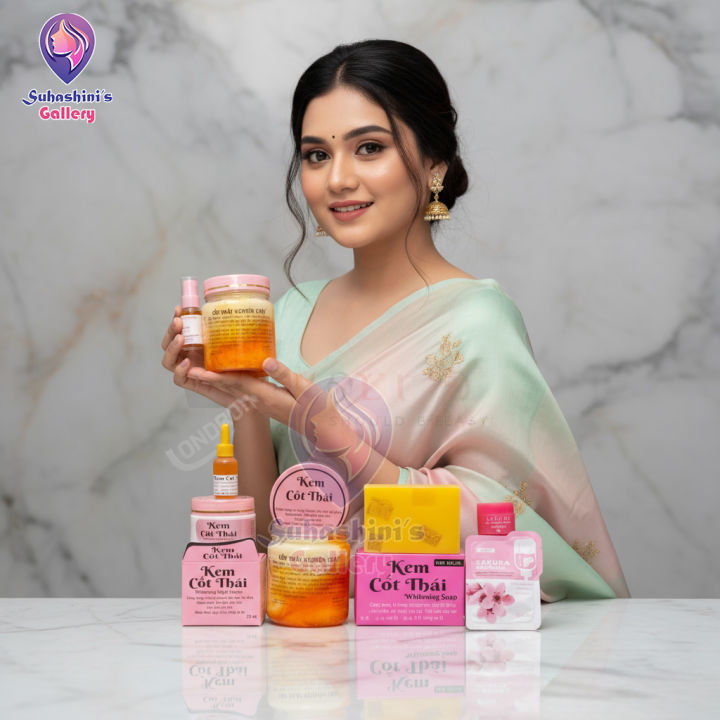 Kem Cot Thai 5 In 1 Combo With Extra Booster Serum & Mud Mask