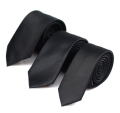 Tie For Men South Korean Black Color Skinny Tie.