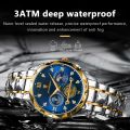 POEDAGAR 996 Luxury Man Wristwatch Waterproof Luminous Chronograph Watch for Men Stainless Steel Men's Quartz Watches reloj hombre. 