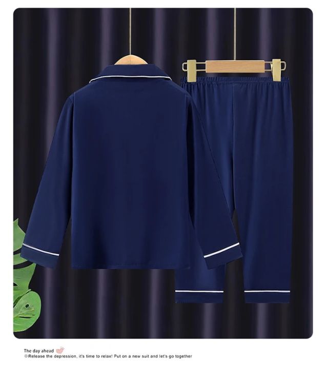 Teenager%20Boy%20Girl%20Pajamas%20Set%20Kids%20Spring%20Autumn%20Print%20Cute%20Cotton%20Sleepwear%20Long%20Sleeve%20Birthday%20Gift%20School%20Loungewear%203-16Y%20-%20Image%203