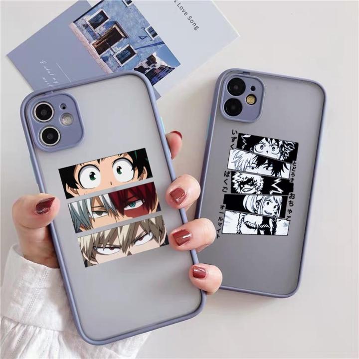 【Ice Queen song】 2023 Phone Cases for IPhone 12 Mini 13 14 11Pro Max X XR XS MAX 6s 7 8 plus SE 2020 Anime My Hero Academia Hard Shockproof Back Cover