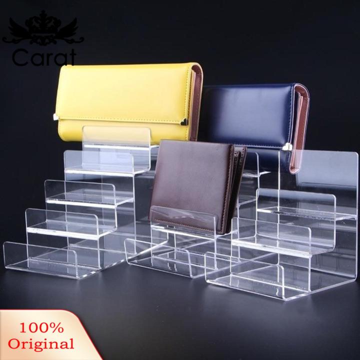 Carat%20Transparent%20Display%20Rack%20Multi-tiered%20Acrylic%20Display%20Stand%20for%20Wallets%20Handbags%20Jewelry%20More%20Perfect%20Organizer%20for%20Shoppers%20Handbag%20Wallet%20Display%20Holder%20-%20Image%203
