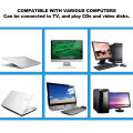 External DVD Drive External ODD & HDD Device USB 3.0 Portable CD/DVD/VCD Drive/DVD Player for Laptop Desktop PC CD ROM for Windows, Linux, Apple, Mac OS White. 