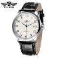 WINNER European and American men's fashion casual simple automatic mechanical watch.