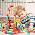 Building Blocks Toy Magnetic Construction Set Magnet Ball Sticks Rod Games Montessori Educational Toys.