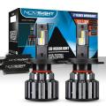 NovSight F03X LED. 1 Year Warranty. (H4 Socket)(1piece)(30W/ 7400LM)(White Light)(High/Low Beam). For Motorcycle. Authorized Seller In Bangladesh. 