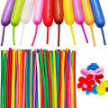 GC 260q 100pcs Long Balloons Kit 1.8g Thickened Latex Skinny Balloons For Birthday Party Wedding Christmas Decor.