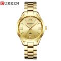 CURREN Ladies Watch For Women Fashion Retro Female Waterproof Watch Steel Quartz Watch For Women Christmas Relógio Feminino 9007.